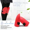 Elbow & Knee Pads 1 Pair EVA Soft Foam Adjustable Elastic Ergonomics Shockproof Protection Cover Outdoor Sport Gardening Protector