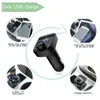 FM X8 Charger Sändare Aux Modulator Bluetooth Handsfree Kit Car O Mp3 Player med 3.1a Snabbladdning Dual USB Chargers8369230