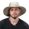 Vrouwen UV Wandelen Zomer Safari Boonie Outdoor jagen brede waterdichte hoed emmer Panama mannen runzin bescherming vissen s hoeden