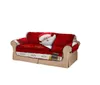 Christmas Sofa Covers Decor Festive Living Room 1/2/3/ Seater Sofa Slipcover 3D Digital Pattern Couch Mat