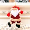 Décorations de Noël Vitrine Porte Arbre Pendentif Père Noël Poupée Cerf Bonhomme de Neige LLA9208