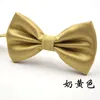 Poliester Bowtie Classic Solid Color Butterfly Wedding Party Nectie Kid Suit Smokedo Dicky Pet Bow Tie
