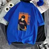 T-shirty Męska T-shirt męski Man Haikyuu Kageyama Tobio Casual Hip Hop oraz krótkie rękawowe czarne koszulki Summer Harajuku Tee D88