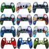 Mjuk silikongelgummitäckning för PlayStation 5 PS5 Controller Protection Skin Anti-Slip för PS 5 GamePad-fodral