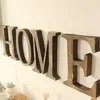 20cm tall Vintage wood English letter retro creative alphabet numbers Home bar coffee wedding decoration wood craft 210811