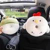 New Arrival Creative Armrest Box Paper Hanging Type Plush Chick Frog Penguin Seat Back Car Tissue Bag