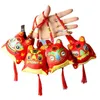 Jouets en peluche du zodiaque du tigre, nouvel an chinois, pendentif, cadeaux aléatoires pour les invités, mascotte du tigre, 2022, 7677590