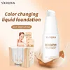 Yanqina 30ml Colore Modifica Colore Concealetore Liquid Foundation Base Matte Lungo usura di Oil Control Foundations Cream Women Trucco