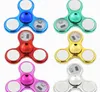 2021 Fidget Spinner Toy Coolest LED Flash Light Rainbow Spinner Детские игрушки Автоматическое изменение шаблона быстрые вращающиеся игрушки