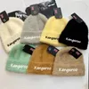 Fashion Designer Beanie Mens Womens Knitted Hats Bonnet Winter Fitted Knitted Wool Cashmere Kangaroo Logo Fashion Hat Skull Thicker Beanies