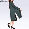 Glamaker Split Casual Trenchcoat Frauen Weiß Mode Lose Oberbekleidung Basismantel Herbst Femininas Freizeit Fliege Weiblicher Mantel 210412