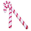 88X 25 X 7cm Inflatable Candy Cane Classic Lightweight Hanging Decoration Christmas Party PVC Balloons Adornment