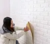 Wallpapers DIY Self Adhesive 3D Wall Stickers Bedroom Waterproof Foam Brick Room Wallpaper Decor Living Sticker For Kids