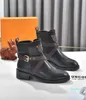 Designer Black enkel Boot Fashion Woman Heel Bootie