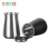 Kaffe siktpulver Sifter Rostfritt stål Fine Mesh Sifting Ground Strinds Filter Cup Tools 220217