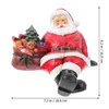 Juldekorationer Santa Claus Small Presenthartsdekoration Tabletop Ornament