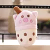 Mimi 12cm Boba Pshies Bule Tea Psh Toys Cartoon Cupぬいぐるみ柔らかいミルクフード枕ギフト