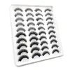 20 par per pack 3d faux mink ögonfransar naturliga långa falska fransar eyelash förlängning gör upp verktyg grossistleverantörer