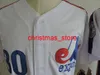 Expos de Montréal 1984 8 Maillot Gary Carter 45 Maillots Pedro Martinez Retro Vintage Men 27 Vladimir Guer