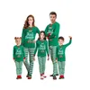 Julfamilj som matchar pyjamas Set Xmas Santa Stitching Adult Kid Pyjamas kläder Baby Jumpsuit kläder 2111028063647