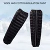 Armatura da motociclista Winter Down Warm Knee Brace Support Pad Protezione resistente al freddo