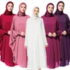 Арабские мусульманские женщины молитвенные одежды летучая мышь рукав с капюшоном поклонение Thobe платья молитва Ближний Восточный халат исламская абая молиться платье хиджаба
