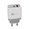 ファーストクイック充電PDタイプC USB C充電器EU US UK Power Adapter 18W QC3.0 USB Wall充電器用Iphon 12 13 14 15 Samsung Samsung Tablet PC B1