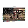 Bandiere Trump del partito 90 * 150 cm Bandiere della polizia USA 2 ° emendamento Bandiera americana vintage Non calpestarmi Banner BandiereZC521