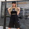 Pantalones Donna Biker Shorts Women StreetWaer kombinezon vero krótki wetentowanie femme ciemny hiphop upuszczenie ubrania spodenki damskie damskie