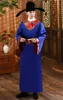 Tv-film Cosplay Stage Wear Show Chinese Oude Kostuum Fancy Hanfu Mannelijke Traditionele Kleding Song Dynastie Volwassen Blue Robe Heren