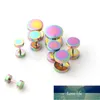 3~16mm Fake Piercing Tunnels Black Surgical Steel Fake Plug Cheater Ear Plugs Gauge Earring Body Jewelry Falso Plug Stretching Factory price expert design Quality
