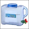 Sport im Freien Outdoor-Taschen 5L/12L Auto Selbstfahrender Wasserbehälter mit Wasserhahn Wandern Picknick Cam Tank Barrel Aufbewahrungseimer Drop Deliver