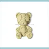 Sal￣o de beleza de beleza de beleza de belezas decora￧￵es de arte lettle urso de urso resina doces de cores de cor de fosco 3d est￩reo dedilhado diy de