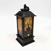 Horror Decorações de Halloween Abóbora / Esqueleto / Skull / Tombstone Bat LED Lanterns Vintage Castelo Farol Farol Decoração H1222