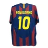 Barcelona Retrô Camisolas de futebol 05 06 07 08 09 10 11 12 13 14 15 91 92 95 96 97 98 99 Messi Ronaldinho Ronaldo Stoichkov 100th Football Jersey Camisas de futebol