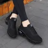 Hotsale damskie moda buty do biegania poduszki sneakers czerwony fioletowy czarny wiosna transgraniczna mucha tkania oddychająca modna netto kołysanie casual