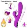 Nxy Dildos sucção de aquecimento vibrador para mulheres clitóris estimulador Dildo pênis vibradores coelho masturbação sexo brinquedo 0105
