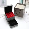 Regalo Wrap Box Soap Boam Flower Rose Paper Packing Borsa Borsa Collana Scatole di imballaggio Borse da sposa Decorazione di nozze per amante fidanzata