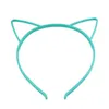 2021 New style kids cat ear hairband baby girl hair band headwear fashion children boutique hair accessories