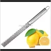 Outils Cuisine, Bar à manger Maison Jardin Drop Livraison 2021 Acier inoxydable Citron Fromage Zester Râpe Éplucheur Trancheuse Outil de Cuisine Gadgets Fruits Légumes