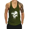 Tanque dos homens camisola de moda Simple Lazer Fitness Basquete Correndo Esportes Treinamento Muscle Algodão Respirável T-shirt sem mangas