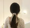 韓国のヘアアクセサリーフレンチレトロな弓リボンリングスイートビーズスーパーフェアリー気質ヘッドロープヘッドドレス