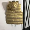 À la mode Femmes À Capuche Gilet Cordon Taille Coton Veste Designer Triangle Étiquette Gilets Automne Hiver Chaud Hoodies Survêtement