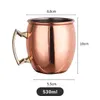 Multi-size Moscow Mule Copper Mugs 18 Ounces Hammered Plated Mug Beer Cup Coffee Bar Drinkware Supplies