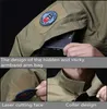 Neueste taktische langärmlige Hemd Militär Taktische Soldaten Uniform Wasserdichte Multi-Taschen Frachthemden Tarnkleidung x0710