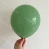 142pcs Ballons Guirlande Kit Anniversaire Rétro Dusty vert Ballon Arc Chrome Or Confettis Globos Baby Shower Fête De Mariage Décor 210626