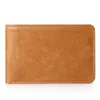 Genuine Leather Wallet Men's Business Card Holder Man Mini Ultra Thin ID Bank Bag Pocket Wallet Blocking