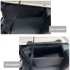 Trunk Side Storage Box Cargo Organizer Bricka Svart inredning Tillbehör för 2018-2020 Jeep Wrangler JL Obegränsad 4 dörrar