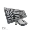 Trådlöst tangentbordskombinationer 2.4GHz Svart Multifontion Keys Kit 2PC / Lot Office Slim Keyboards och möss med mottagare för hemkontor Skrivbords laptop