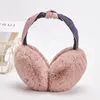 Inverno falso pele earmuffs para mulheres moda quente nó bandana protetores de orelha para meninas bonito aquecedores de orelha acessórios 6 cores 4939304